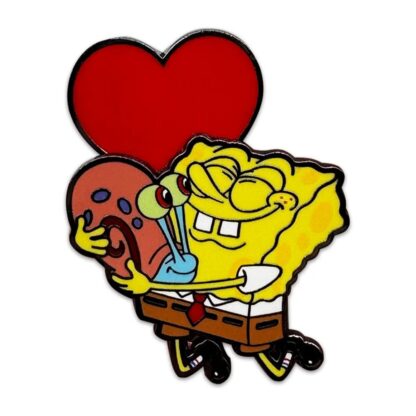 SpongeBob Schwammkopf Bobble Ansteck-Pin Spongebob Heart 5 cm