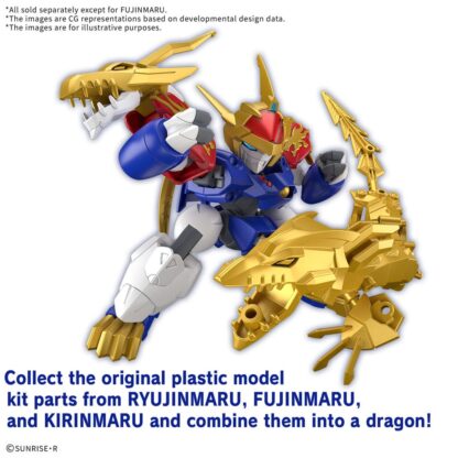 Mashin Hero Wataru Plastic Model Kit Fujinmaru (Limited Initial Edition) – Bild 5