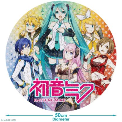 Hatsune Miku Jigsaw Puzzle Rund 500 Teile – Bild 3