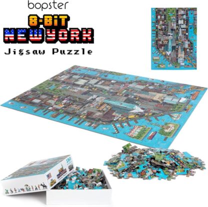 8-Bit Pixel Puzzle New York Level 1 180 Teile – Bild 2