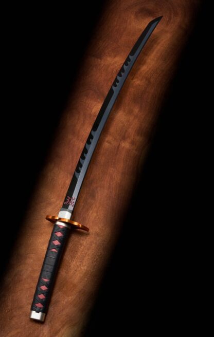 Demon Slayer: Kimetsu no Yaiba Proplica Replik 1/1 Nichirin Schwert (Tanjiro Kamado) Kyojuro Rengoku´s Sword Gueard Ver. 88 cm – Bild 8