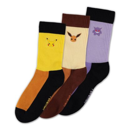 Pokémon Socken 3er-Pack Starter Pokémon 43-46