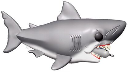 Der weiße Hai Oversized POP! Movies Vinyl Figur Jaws with Diving Tank 15 cm