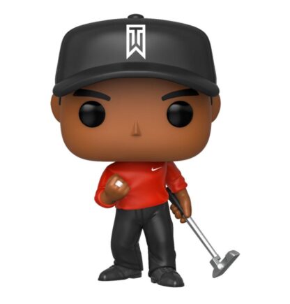 Tiger Woods POP! Golf Vinyl Figur Tiger Woods (Red Shirt) 9 cm