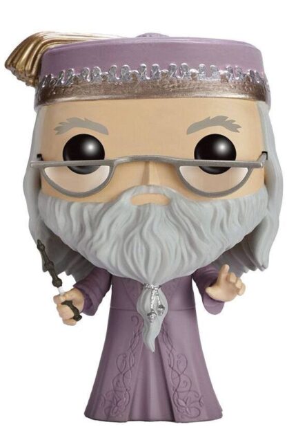 Harry Potter POP! Movies Vinyl Figur Dumbledore mit Zauberstab 9 cm - Beschädigte Verpackung