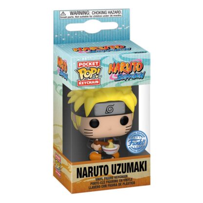 Naruto Pocket POP! Vinyl Schlüsselanhänger 4 cm Naruto w/Noodles Display (12) – Bild 2