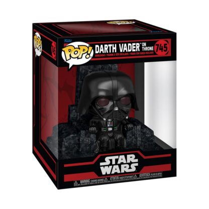 Star Wars: Dark Side POP! Deluxe Vinyl Figur Vader Throne 9 cm - Beschädigte Verpackung – Bild 2