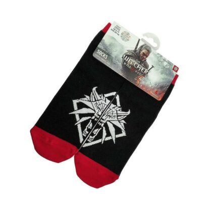 The Witcher III: Wild Hunt Sneaker Socken (Größe 39-46) Wolf