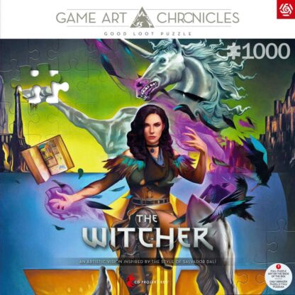 The Witcher III: Wild Hunt Game Art Chronicles Puzzle Yennefer inspired by Salvador Dali  (1000 Teile) – Bild 2