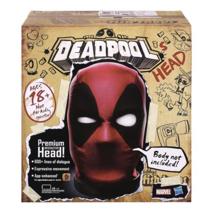 Marvel Legends Deadpools Interaktiver Premium Kopf - Stark beschädigte Verpackung – Bild 2