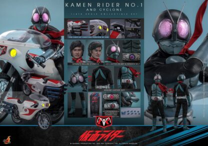 Kamen Rider 1/6 Kamen Rider No. 1 und Cylone  30 cm – Bild 18