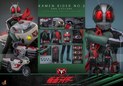 Kamen Rider 1/6 Kamen Rider No. 2 und Cylone  30 cm – Bild 14