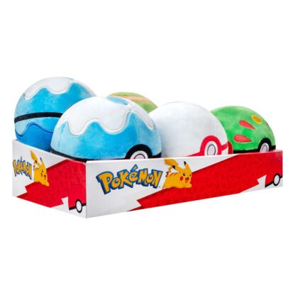 Pokémon Plüschfiguren Pokébälle 10 cm Sortiment (6) – Bild 7