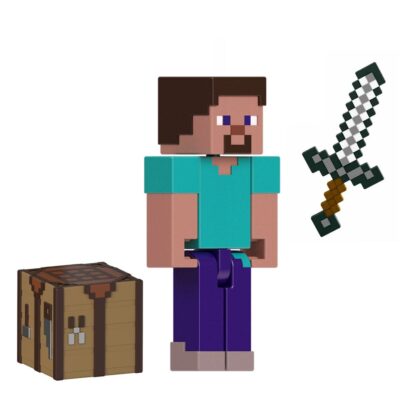 Minecraft Actionfigur Steve 8 cm – Bild 6