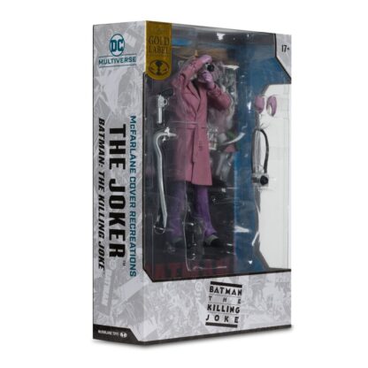 DC Multiverse McFarlane Cover Recreations Actionfigur The Joker (Batman: The Killing Joke) (Gold Label) 18 cm – Bild 9