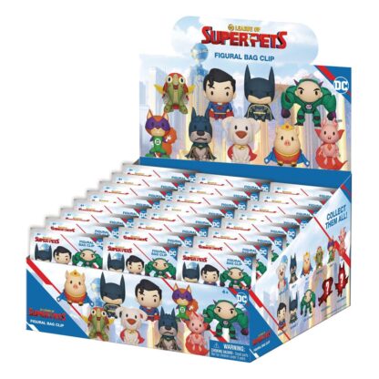 DC Super Pets 3D PVC-Taschenanhänger Series 1 Display (24)