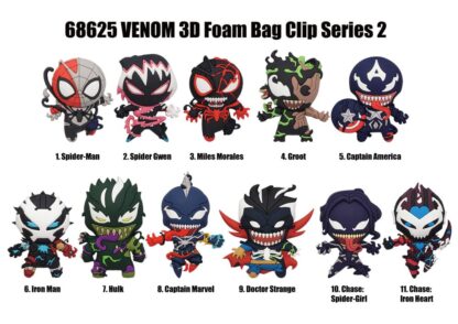 Venom 3D PVC-Taschenanhänger Series 2 Display (24) – Bild 2