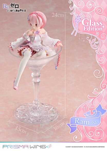 Re:ZERO Starting Life in Another World Prisma Wing PVC Statue 1/7 Ram Glass Edition 24 cm – Bild 6