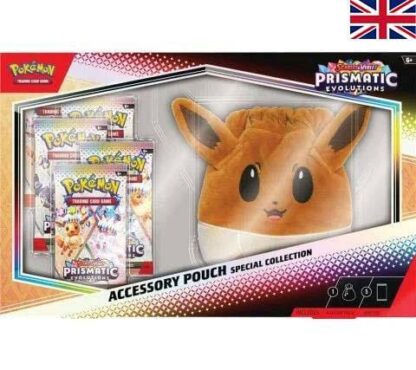 Pokémon TCG Scarlet & Violet 08.5 Prismatic Evolutions Eevee Accessory Pouch Collection *Englische Version*