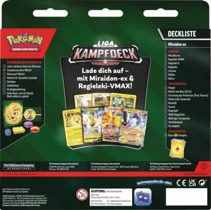 Pokémon KP04 Karmesin&Purpur Miraidon EX Build & Battle Stadion *Deutsche Version* – Bild 4