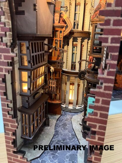 Harry Potter Tiny Adventures Book Nook Mini-Diorama Winkelgasse 23 cm - Beschädigte Verpackung – Bild 4