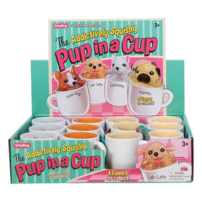 Pup in a Cup Anti-Stress-Figuren Display (12)