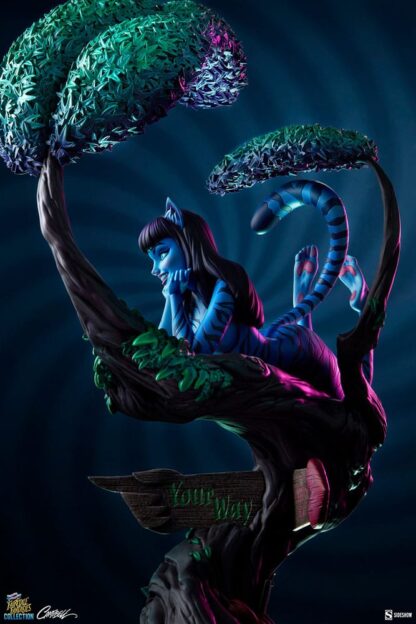 Fairytale Fantasies Collection Statue Lady Cheshire Cat 63 cm – Bild 4