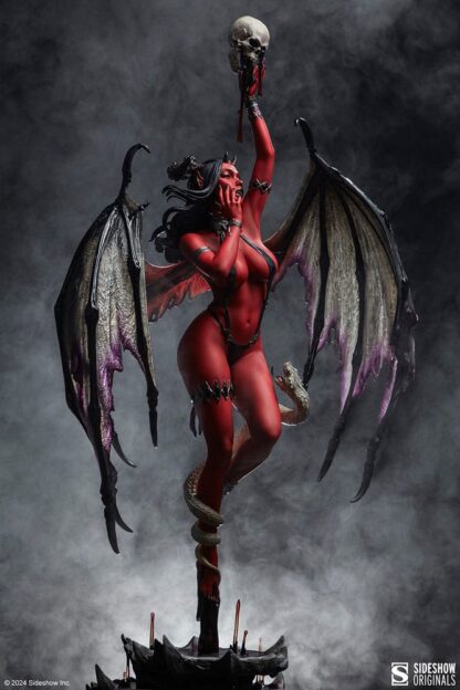 Sideshow Originals Premium Format Figure Succubus (Red Hot Variant) Sideshow Exclusive 77 cm – Bild 3