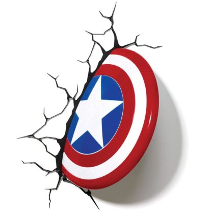 Marvel 3D LED Leuchte Captain America Shield - Stark beschädigte Verpackung