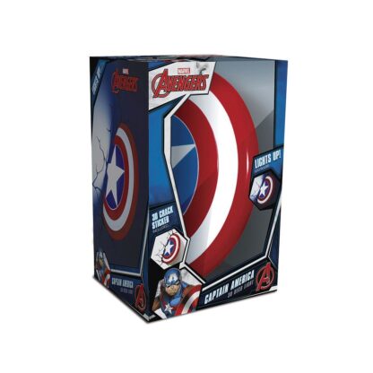 Marvel 3D LED Leuchte Captain America Shield - Stark beschädigte Verpackung – Bild 2