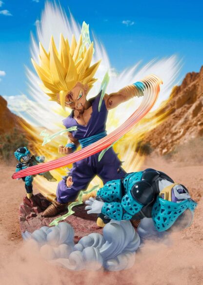 Dragon Ball FiguartsZERO Extra Battle PVC Statue Super Saiyan 2 Son Gohan -Anger Exploding Into Power- 20 cm     - Beschädigte Verpackung – Bild 2