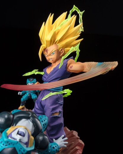 Dragon Ball FiguartsZERO Extra Battle PVC Statue Super Saiyan 2 Son Gohan -Anger Exploding Into Power- 20 cm     - Beschädigte Verpackung – Bild 5