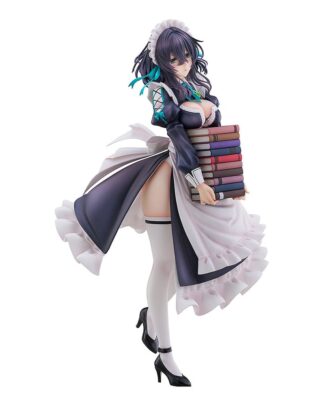 Original Illustration PVC Statue 1/6 Maid Maison Hanikami Kanojo Hikage Chigami Illustration by Piromizu 28 cm