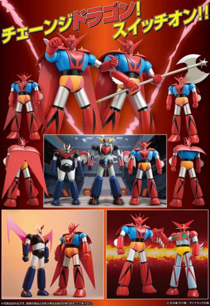 Getter Robo Grand Action Bigsize Model PVC Statue Getter Dragon 48 cm – Bild 9