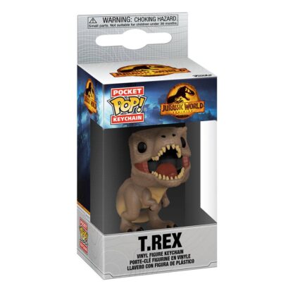 Jurassic World 3 POP! Vinyl Schlüsselanhänger 4 cm T-Rex Display (12) – Bild 2