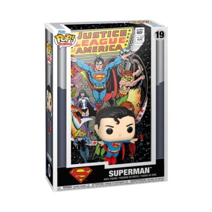 DC Comics POP! Comic Cover Vinyl Figur Justice League of America Superman 9 cm – Bild 2