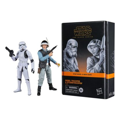 Star Wars Episode IV Black Series Actionfiguren 2er-Pack Rebel Trooper & Stormtrooper 15 cm – Bild 3