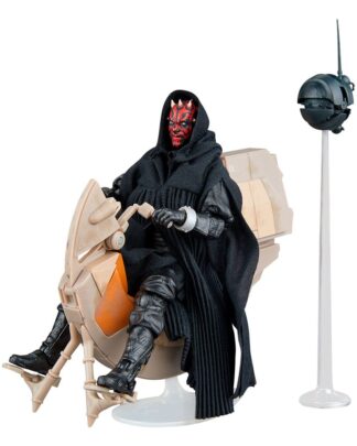 Star Wars Episode I Black Series Fahrzeug mit Actionfigur Darth Maul & Sith Speeder SDCC 2024