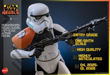 Star Wars: Rebels Actionfigur 1/6 Stormtrooper Squad Leader 28 cm – Bild 15