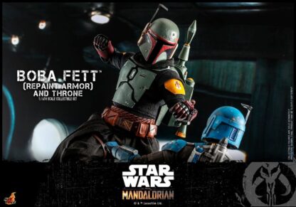 Star Wars: The Mandalorian Actionfigur 1/6 Boba Fett Repaint Armor and Throne Special Edition 30 cm – Bild 9