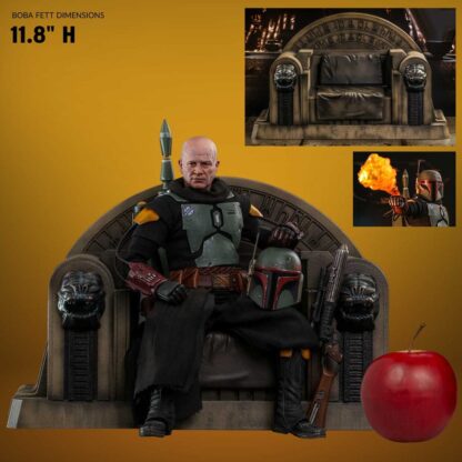 Star Wars: The Mandalorian Actionfigur 1/6 Boba Fett Repaint Armor and Throne Special Edition 30 cm – Bild 10