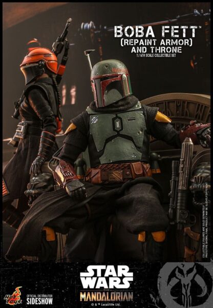 Star Wars: The Mandalorian Actionfigur 1/6 Boba Fett Repaint Armor and Throne Special Edition 30 cm – Bild 15