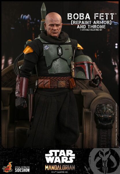 Star Wars: The Mandalorian Actionfigur 1/6 Boba Fett Repaint Armor and Throne Special Edition 30 cm – Bild 16