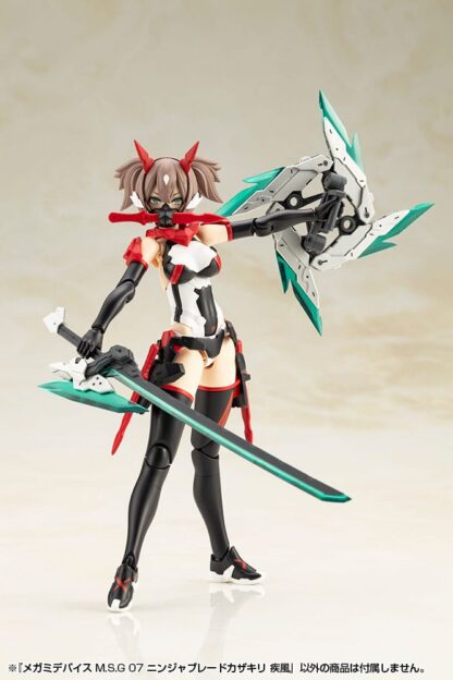 Megami Device M.S.G 07 Zubehör Set Ninja Blade Kazakiri Gale – Bild 6