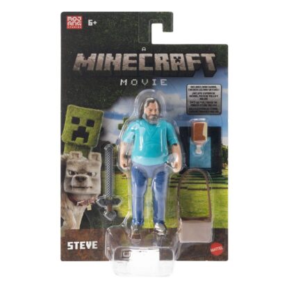 Ein Minecraft Film Actionfigur Steve 10 cm – Bild 3