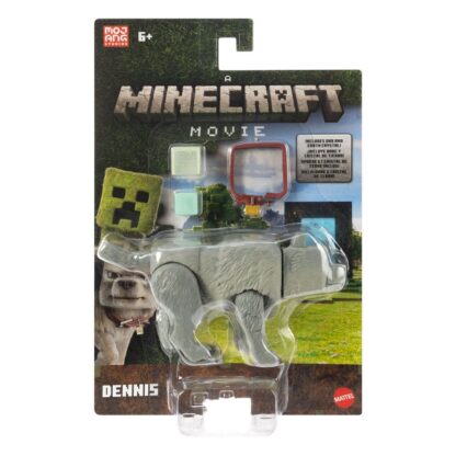 Ein Minecraft Film Actionfigur Dennis der Wolf 10 cm – Bild 2