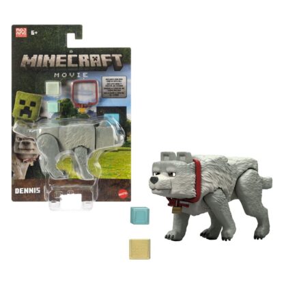 Ein Minecraft Film Actionfigur Dennis der Wolf 10 cm – Bild 3