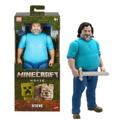 Ein Minecraft Film Actionfigur Steve 30 cm – Bild 9