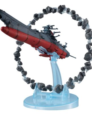 Space Battleship Yamato 2202 Statue Cosmofleet SP Aircraft Warriors of Love Re & Asteroid Ring 16 cm