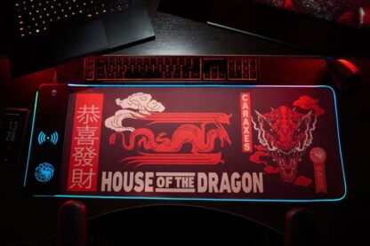 House of the Dragon Mousepad mit Ladefunktion